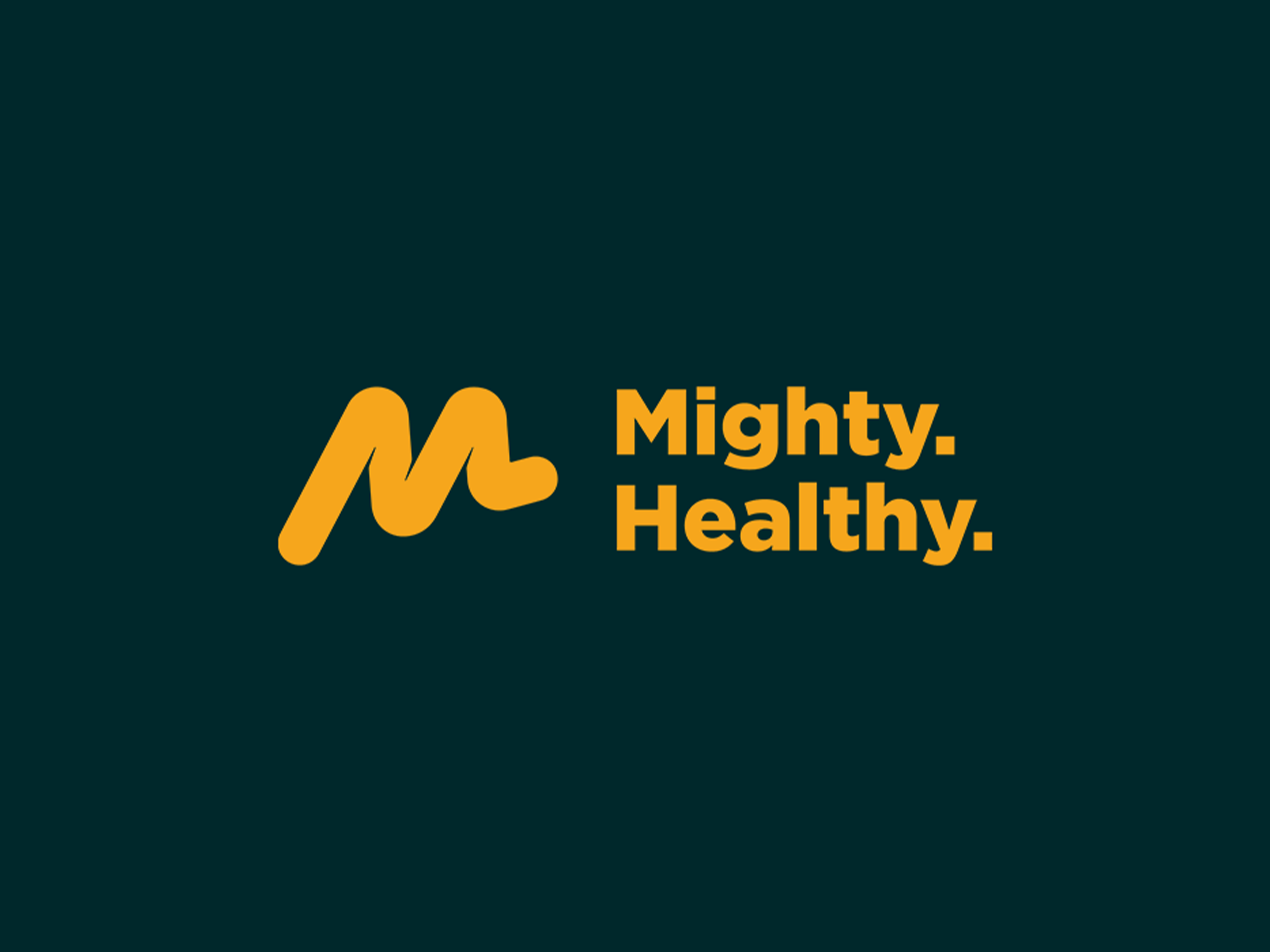 Mighty Healthy brand logo